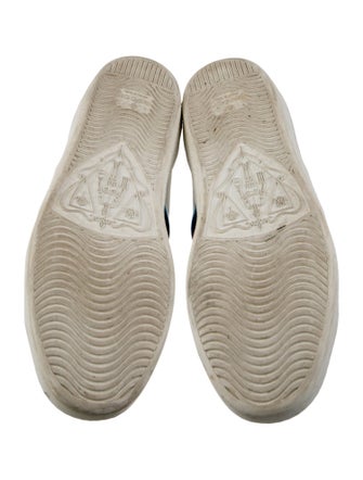 Gucci Leather Printed Sneakers