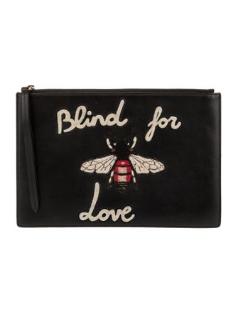 Gucci Bee Blind For Love Pouch
