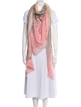 Gucci Silk GG Logo Scarf