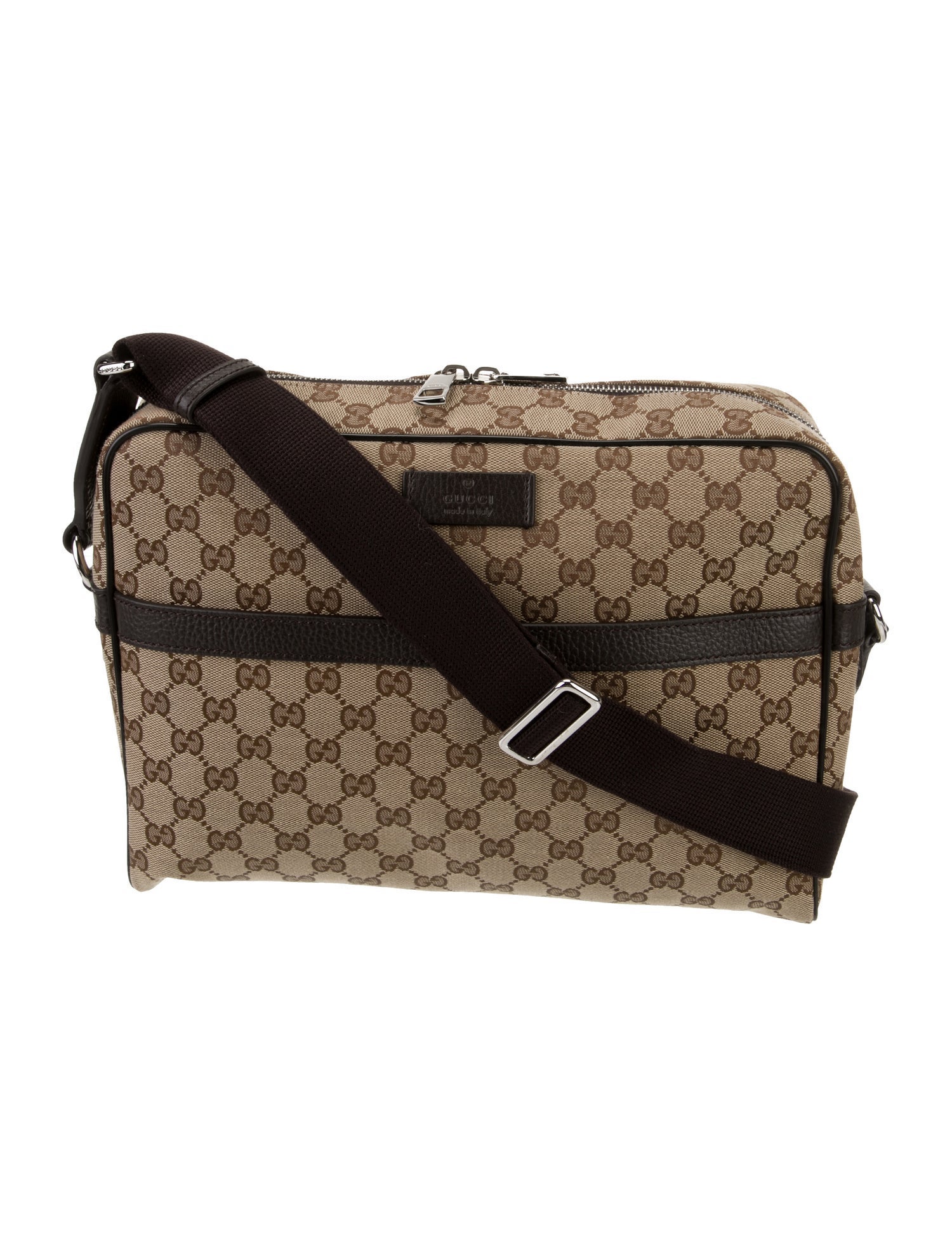 Gucci Canvas Messenger Bag