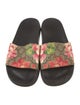 Gucci Floral Print Slides