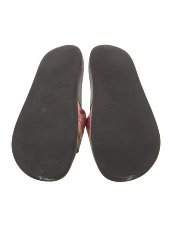 Gucci Floral Print Slides