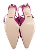 Gucci Interlocking G Horsebit Leather Slingback Pumps