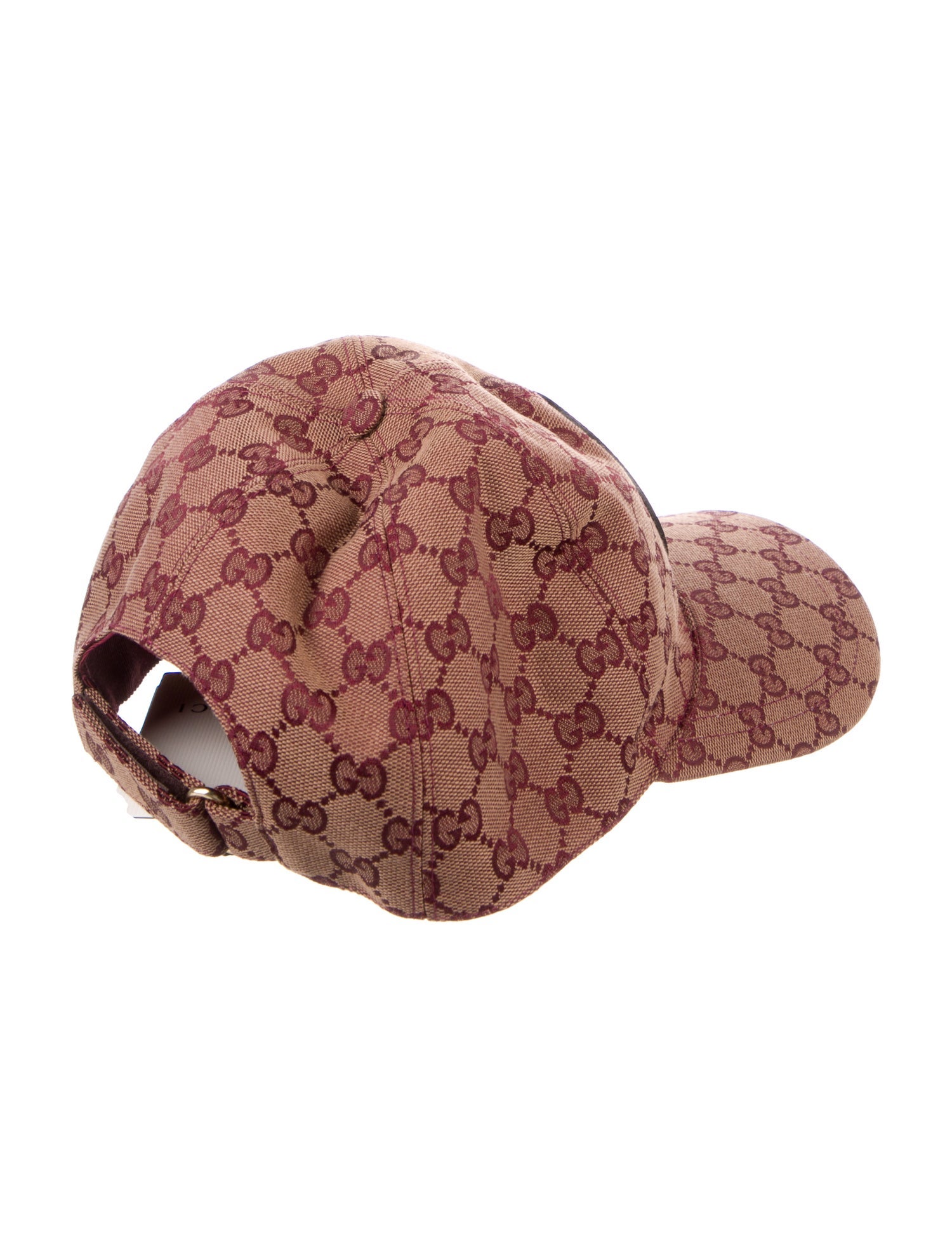 Gucci IGG Leather Trim Baseball Cap