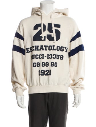 Gucci Graphic Print Crew Neck Hoodie