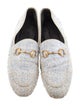 Gucci Horsebit Accent Tweed Loafers