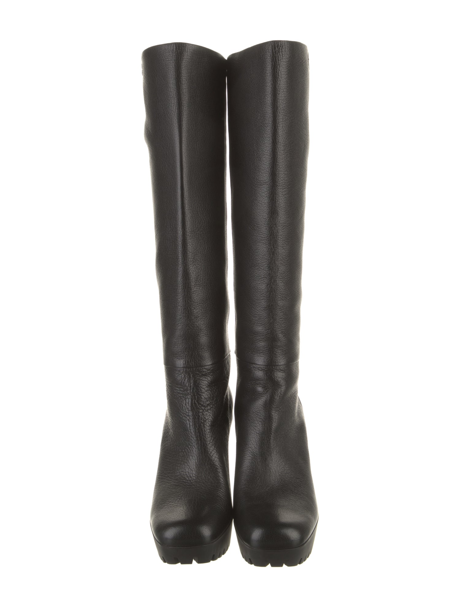 Gucci Interlocking G Logo Leather Boots