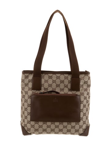 Gucci Totes GG Canvas Messenger Bag