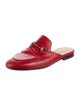 Gucci Horsebit Accent Leather Mules