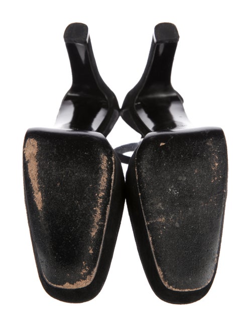 Gucci Suede Platform Pumps