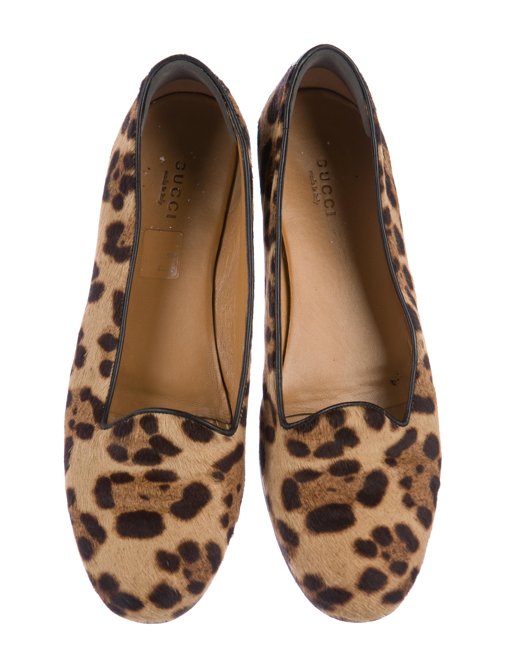 gucci cheetah loafers