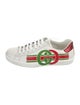 Gucci Interlocking G Logo Leather Sneakers