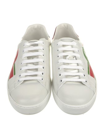 Gucci Interlocking G Logo Leather Sneakers