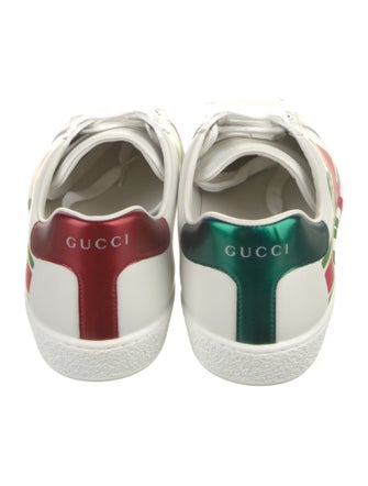 Gucci Interlocking G Logo Leather Sneakers