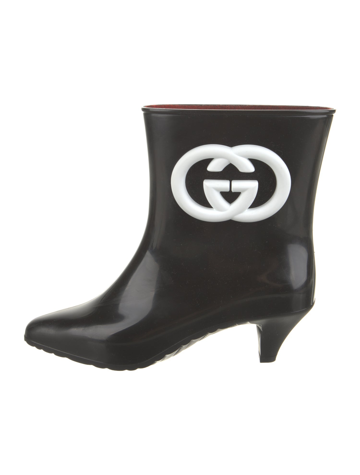 Gucci Interlocking G Logo Rubber Rain Boots
