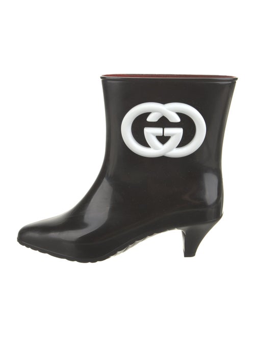 Gucci Interlocking G Logo Rubber Rain Boots