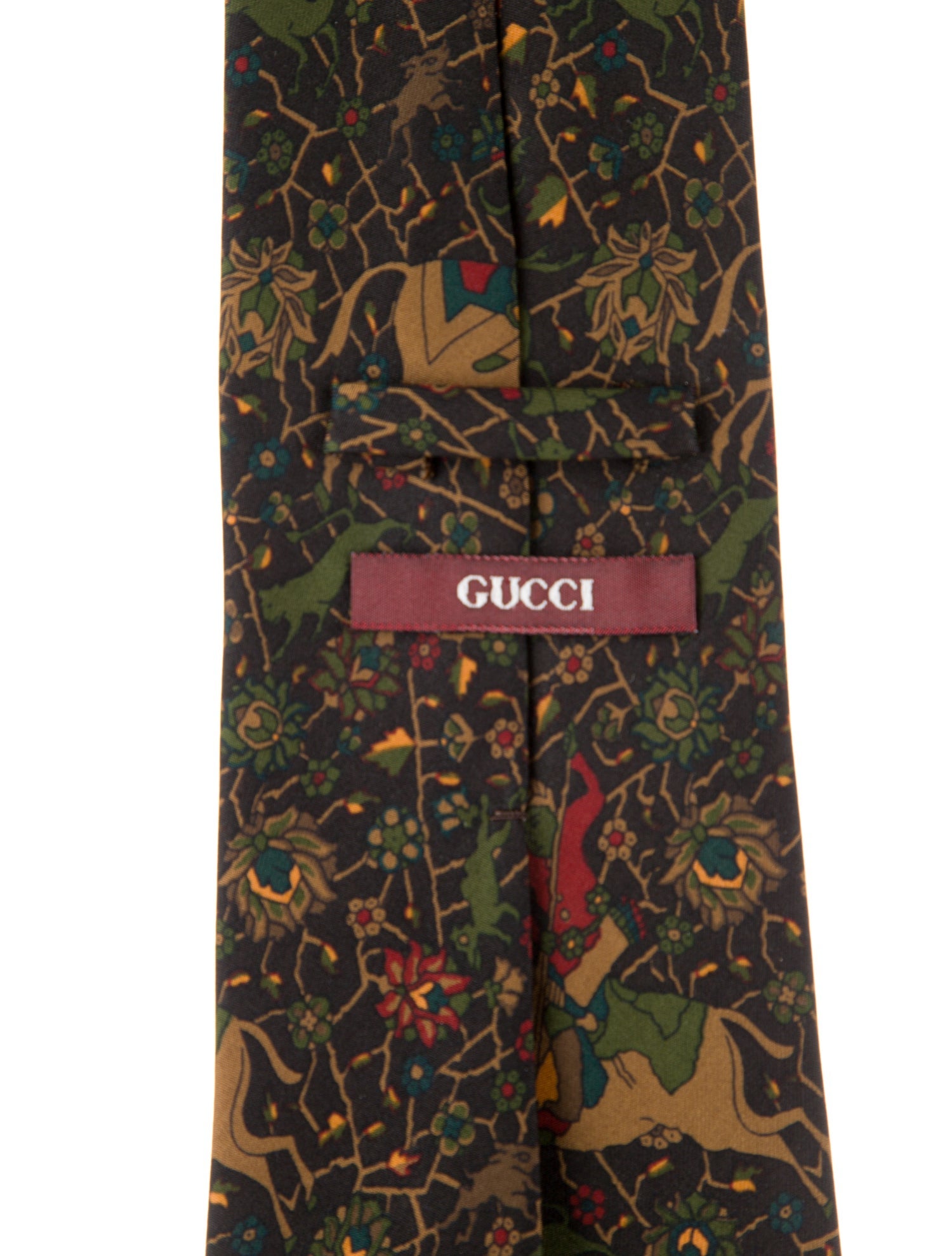 Gucci Silk Pattern Tie
