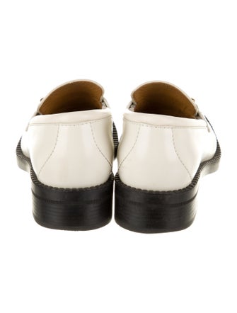 Gucci Double G Logo Leather Loafers