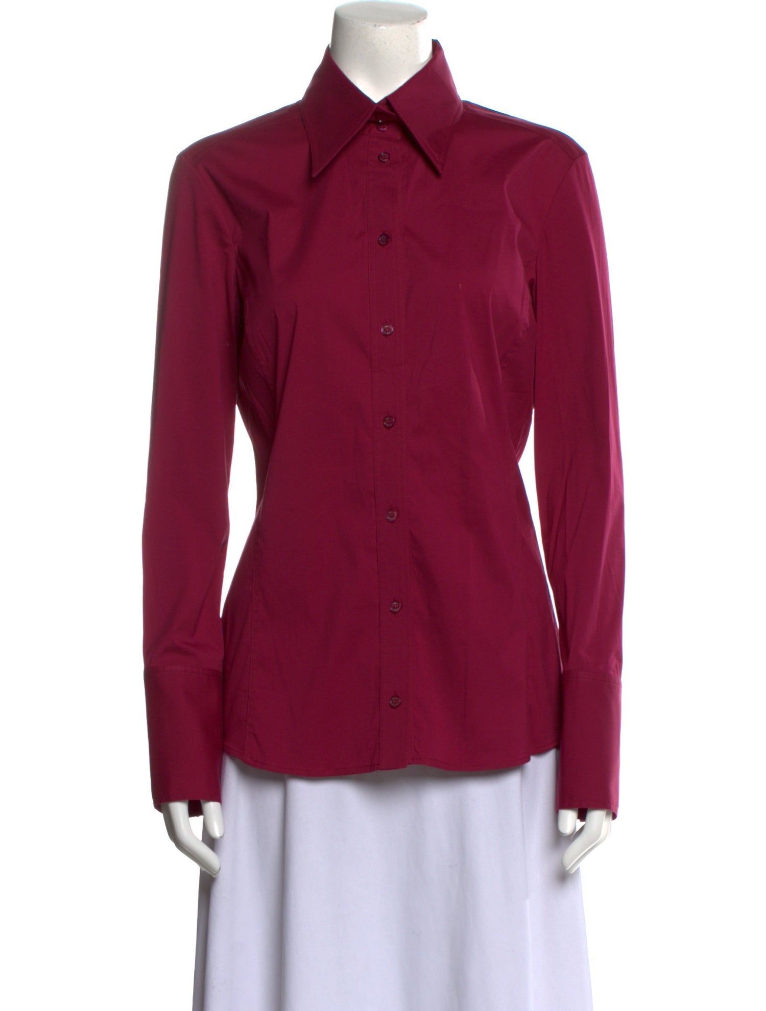 Gucci Long Sleeve Button-Up Top