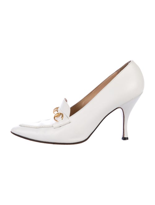 Gucci Leather Horsebit Pumps