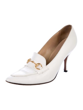Gucci Leather Horsebit Pumps