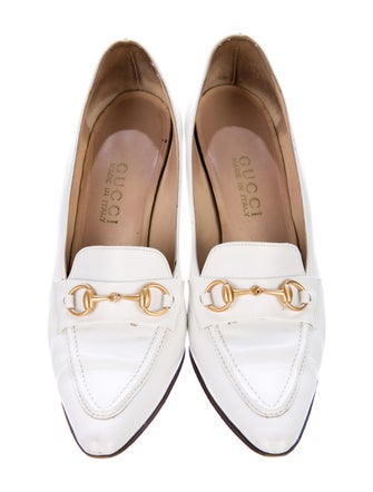 Gucci Leather Horsebit Pumps