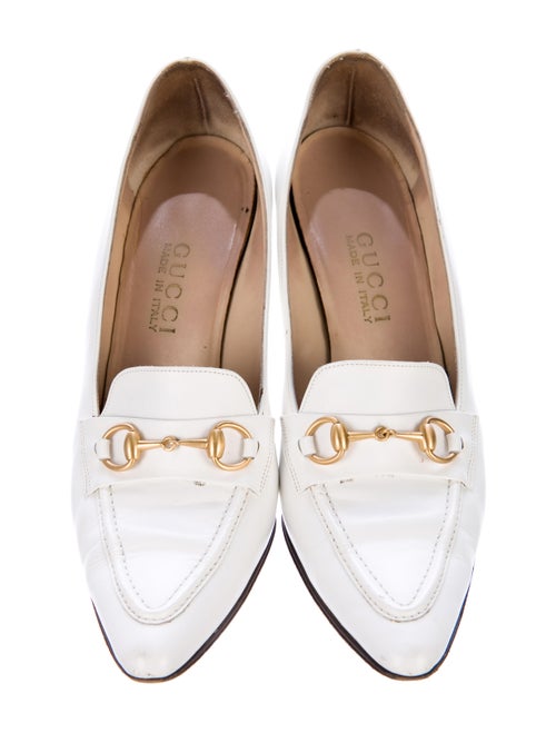 Gucci Leather Horsebit Pumps