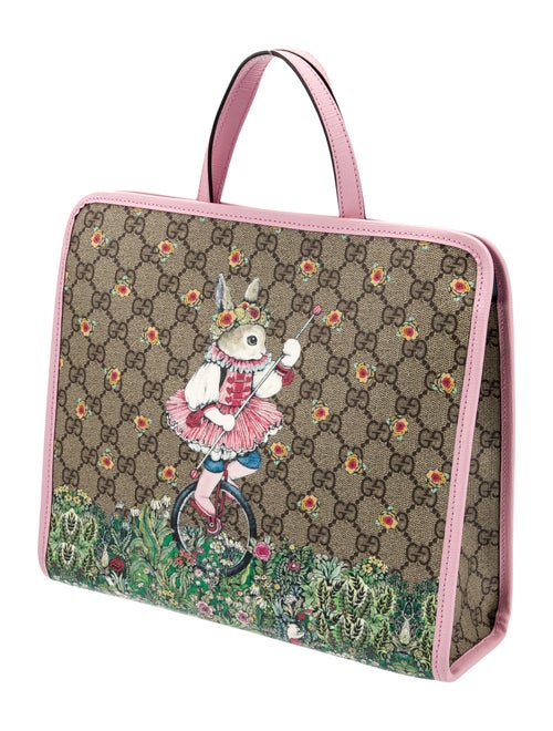 Gucci Kids' GG Supreme Rabbit Tote