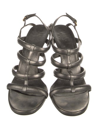 Gucci Leather Slingback Sandals