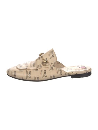Gucci Horsebit Accent Leather Mules