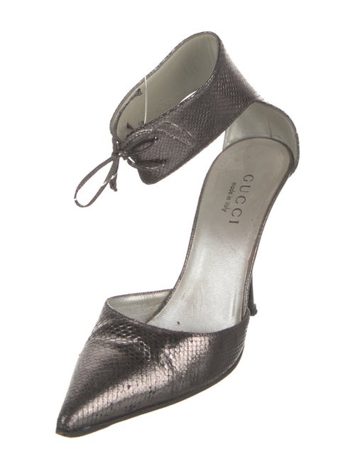 Gucci Snakeskin D'Orsay Pumps