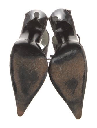 Gucci Snakeskin D'Orsay Pumps