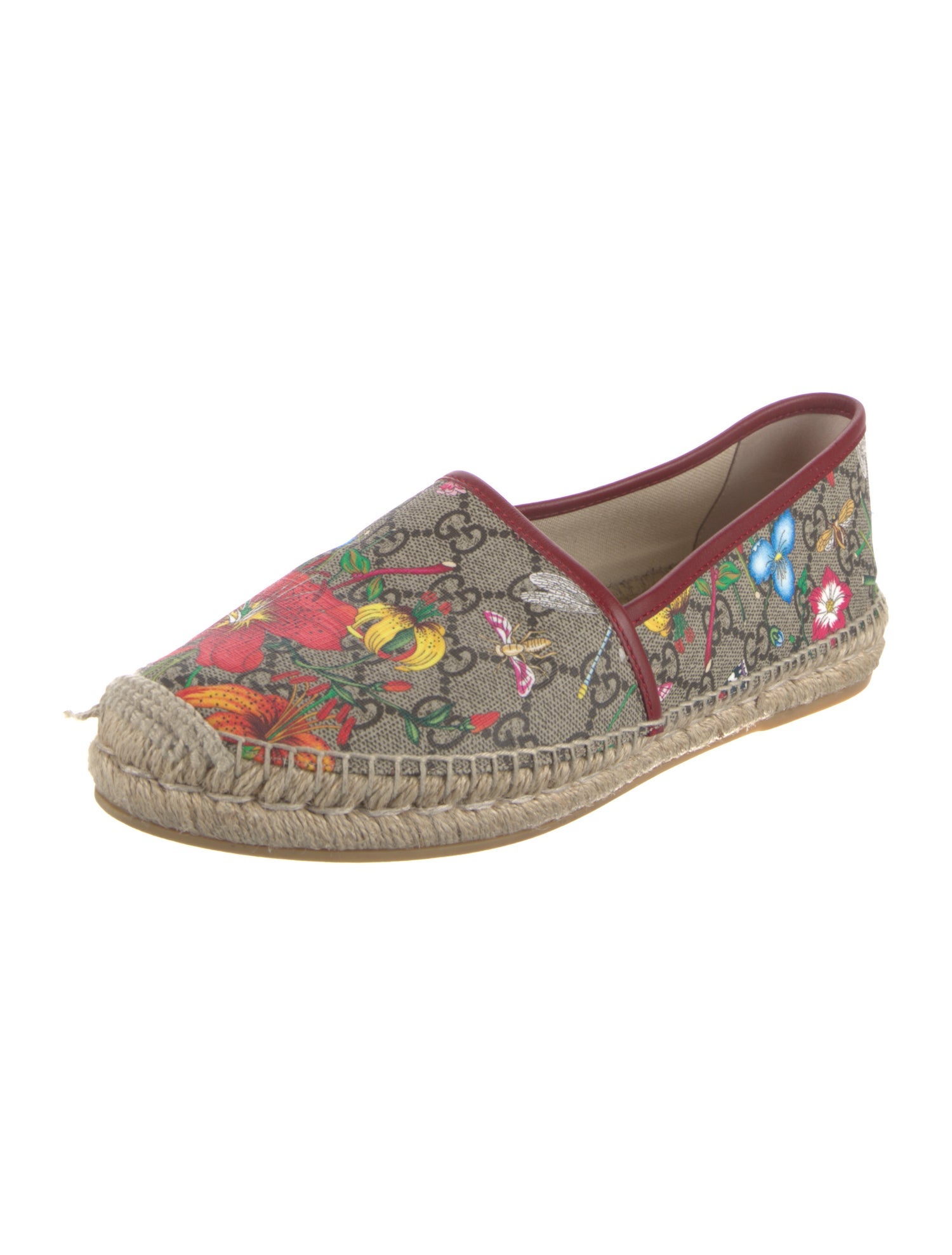 Gucci Flora Print Espadrilles