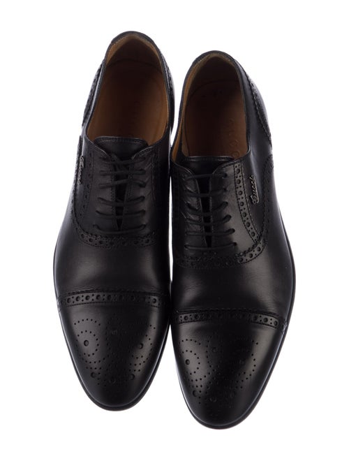Gucci Leather Lasercut Accents Brogues