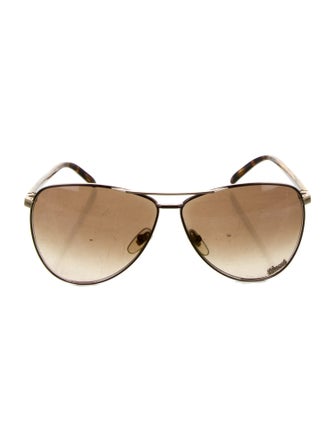 Gucci Interlocking G Logo Aviator Sunglasses