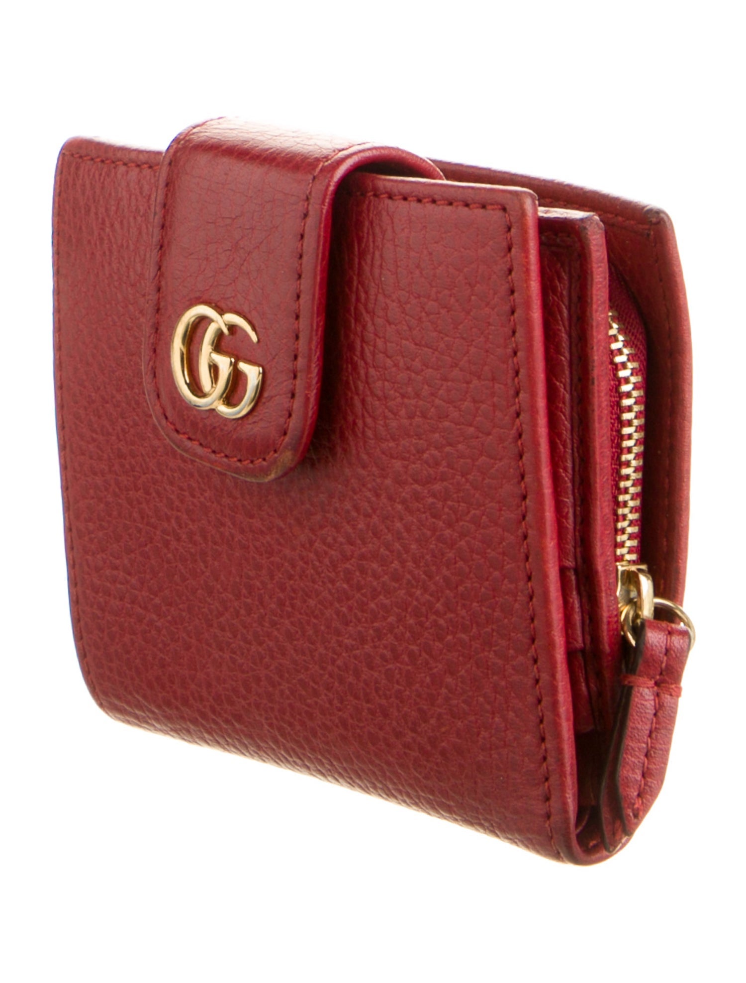 Gucci Compact Wallet Interlocking G Logo Compact Wallet
