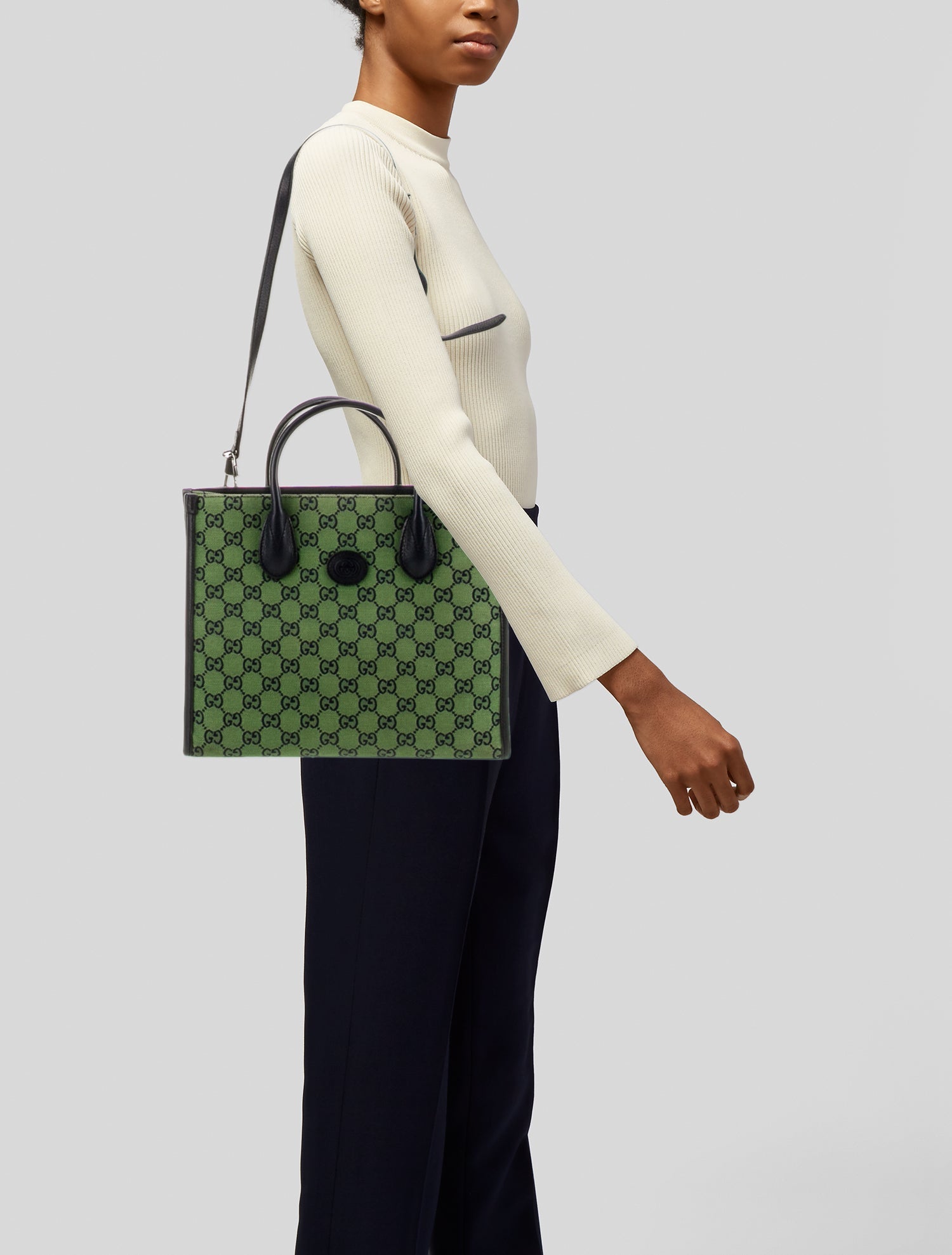 Gucci GG Canvas Shoulder Bag Small