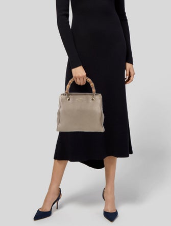 Gucci Bamboo Bamboo Shopper Small