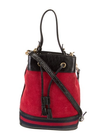 Gucci Bucket Bags Suede Ophidia Small