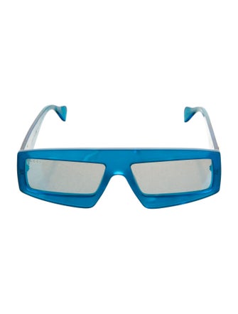 Gucci Interlocking G Logo Square Sunglasses