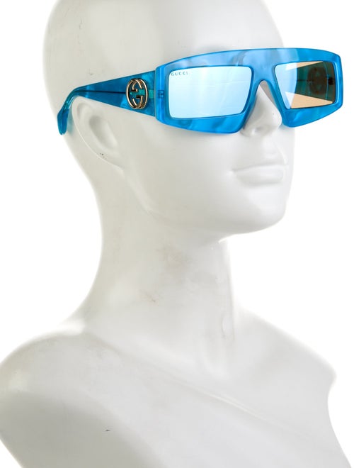 Gucci Interlocking G Logo Square Sunglasses