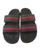 Gucci Web Accent Rubber Slides
