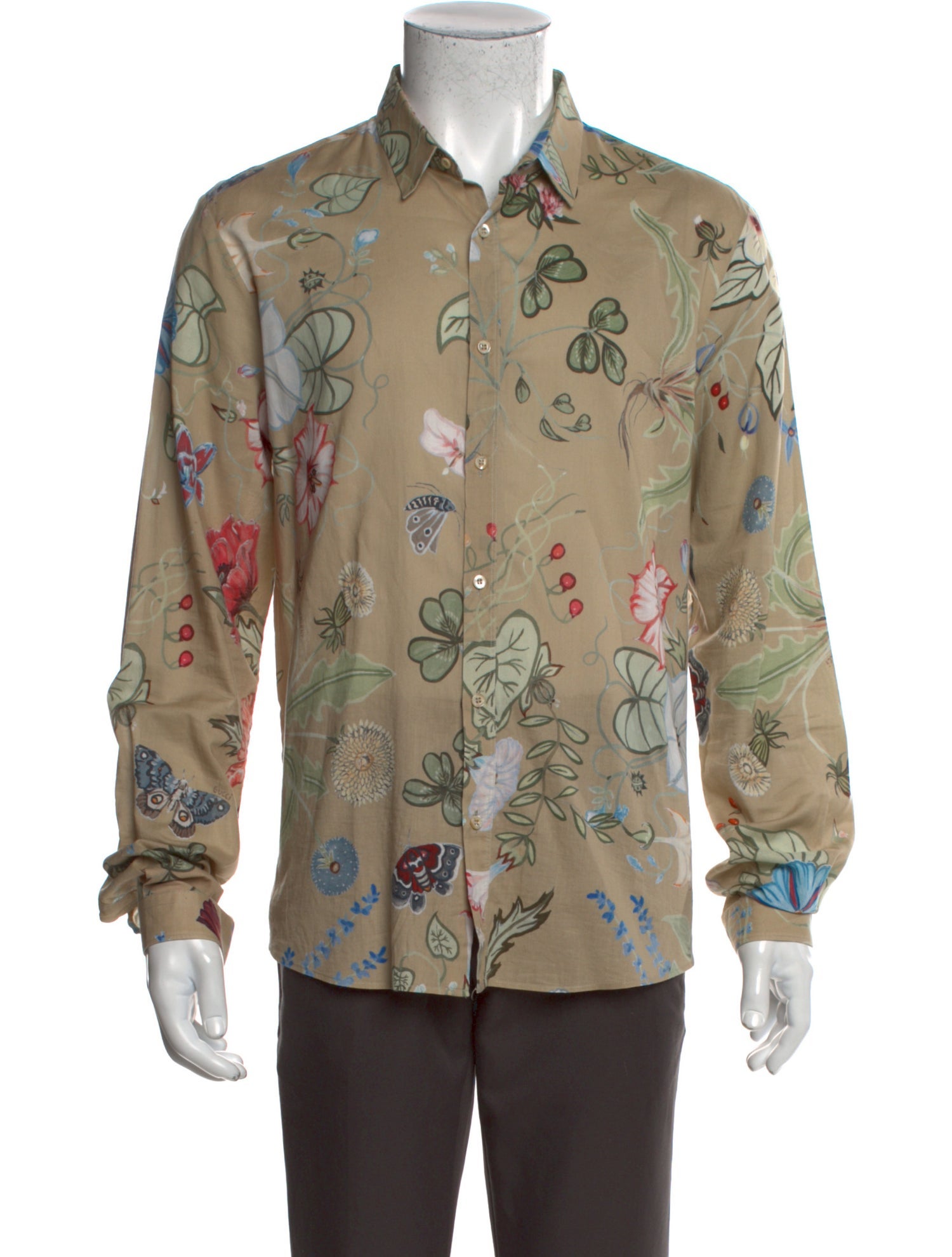 Gucci 2014 Flora Knight Print Shirt