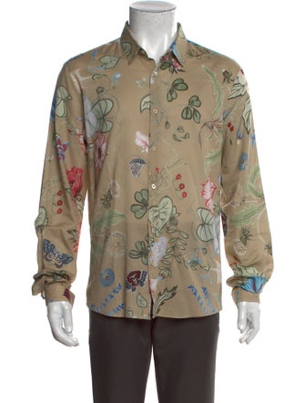 Gucci 2014 Flora Knight Print Shirt