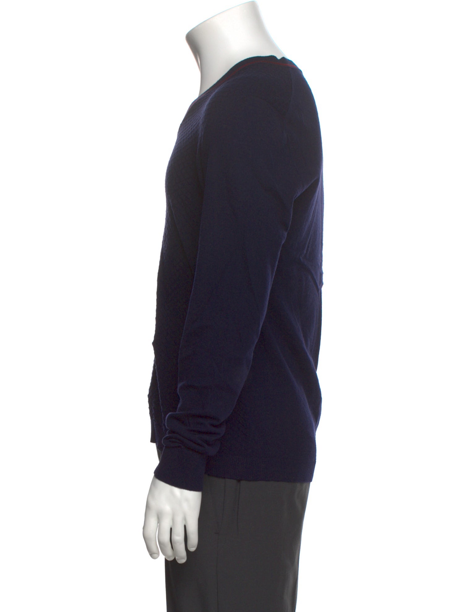 Gucci Web Accent Wool Pullover