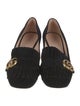 Gucci Double G Logo Suede Pumps
