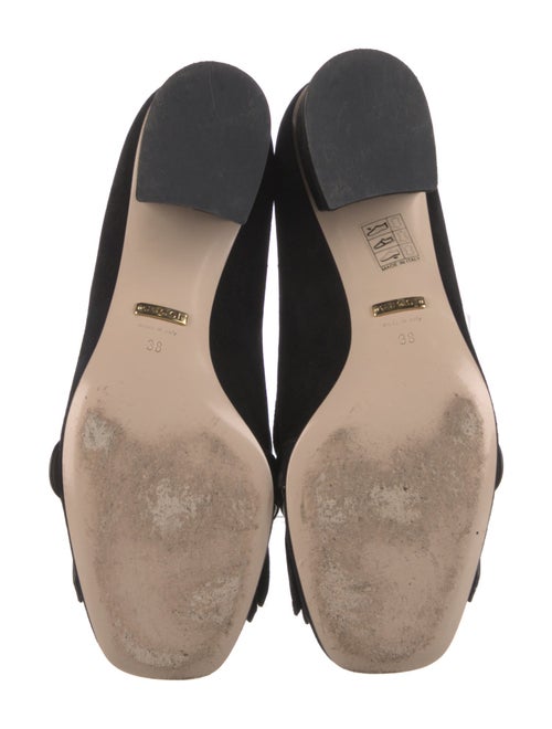 Gucci Double G Logo Suede Pumps