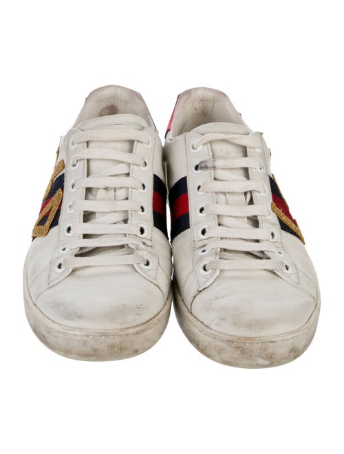 Gucci Sylvie Web Accent Leather Sneakers