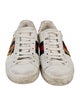 Gucci Sylvie Web Accent Leather Sneakers