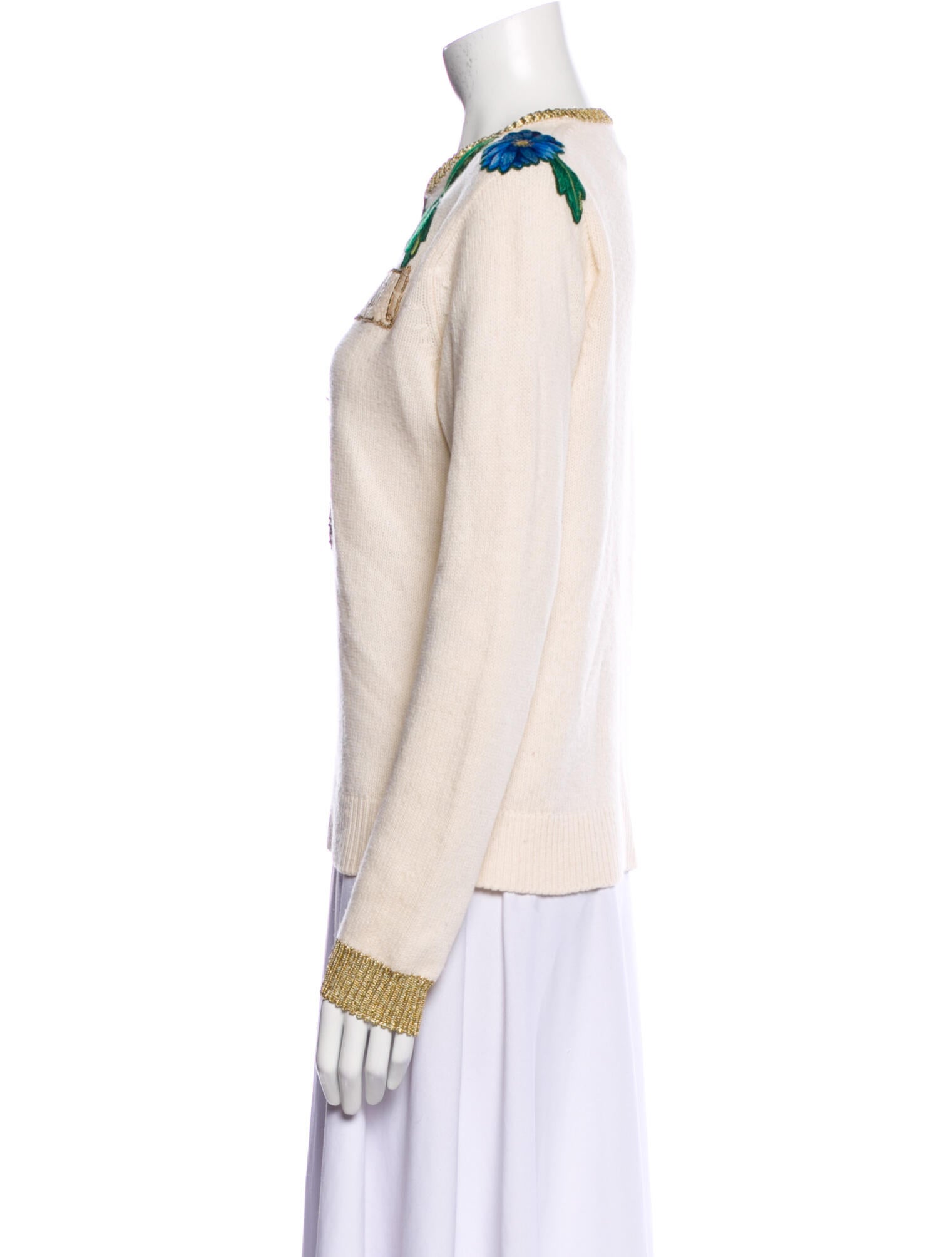 Gucci Wool Graphic Print Sweater